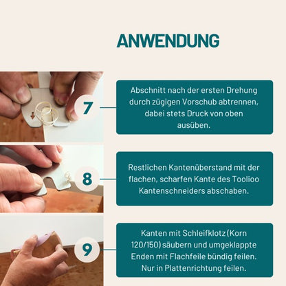 Kantenschneider für Bügelkanten | Bündigschneider für Melamin- und Echtholzkanten bis 0,8 mm | Präzises Schneiden ohne Verletzung der Werkstücke