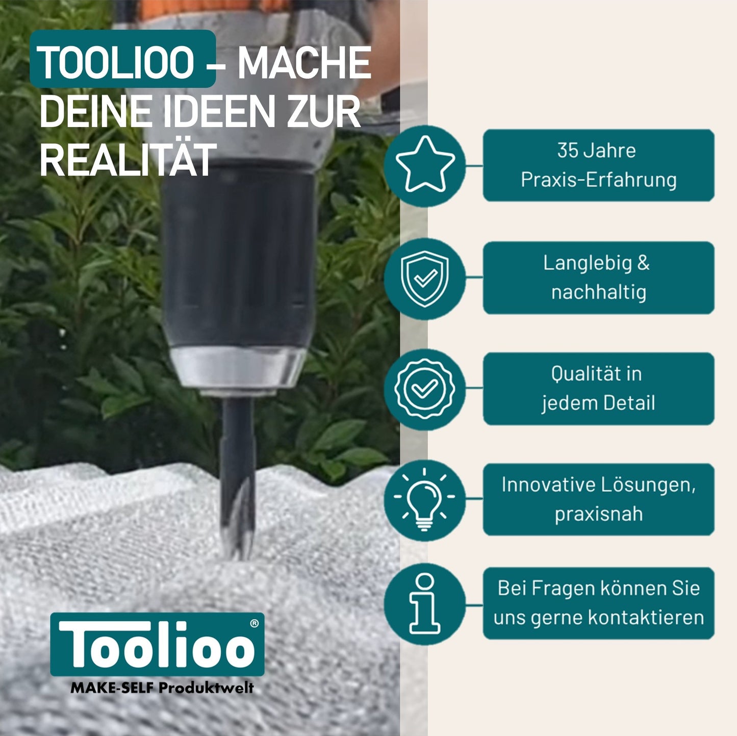 HSS Schälbohrer für Wellplatten WP Ø 9,5 mm